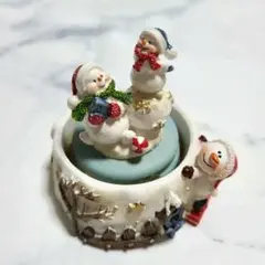 【SNOW GLOBE】 スノードーム　　雪だるま　サンタ　スノーマン　冬　雪