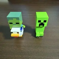 マイクラ　クリーパー　ミニフィギュア