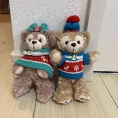 ディズニー・ダッフィー &シェリーメイ・冬季限定モデル・ぬいバ