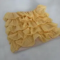 Francfranc シアーフリルチェッククッションカバー