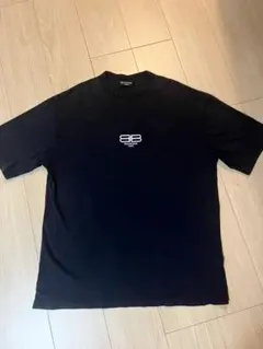 BALENCIAGA BBロゴ Tシャツ ブラックのサムネイル