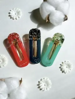 カラフルヘアクリップ 全9色【オーダー専用ペー】