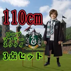 3点セット♪【110〜115】 ハリーポッター 子供　コスチューム　スリザリン