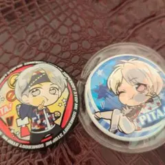 Vキャラクター ピンバッジ 2個セット