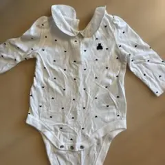 baby GAP ハート模様ロンパース 3-6ヶ月