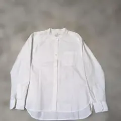 ホワイト XSサイズ 長袖シャツ