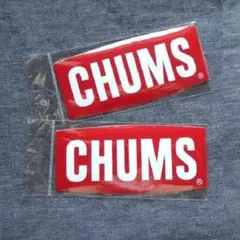 2枚セット CHUMS ステッカー Logo S CH62-1072 防水素材
