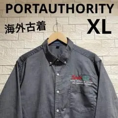 海外古着　PORTAUTHORITY 長袖　長袖ワークシャツ　サイズXL