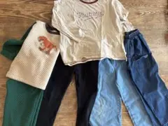 カジュアルパンツセット（青・黒・緑）