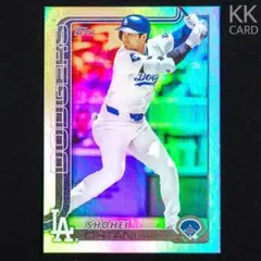 2025 Topps Series1 大谷翔平 レインボーフォイルパラレルカード