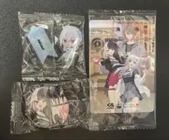 にじさんじ　くら寿司　葉加瀬冬雪　夜見れな　SMC組　アクスタ　缶バッジ　カード