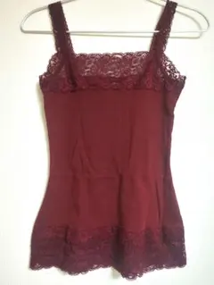 L'EST ROSE レースキャミソール M ワインレッドのサムネイル
