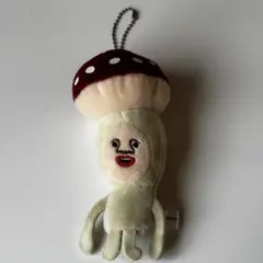 こびとづかん ベニキノコビト ボールチェーン付き マスコット ぬいぐるみ