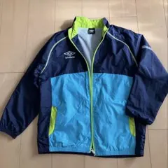 umbro ピステ・ウィンドブレーカー 青/緑/黒