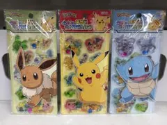 ポケモン ウォーターステッカー ボンボンドロップシール 3点セット