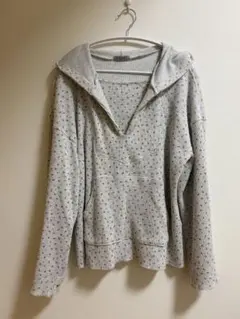 ニコアンド　小花柄　完売色　MODE NORMワッフルメキシカンパーカーのサムネイル