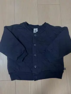 プチバトー　キルティング カーディガン