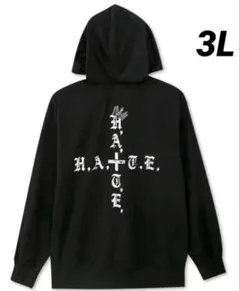 L　スターダム　上谷沙弥　ジップパーカー　ステッカー付、他　LL　3L スターダム ジップパーカー ステッカー 上谷沙弥 HATE パーカー 3L