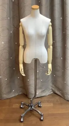 【希少】 アーム付き レディース トルソー キャスター