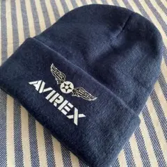 AVIREX ネイビー ニット帽