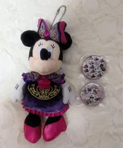 ディズニー ミニーちゃん ぬいぐるみバッジ 缶バッジ セット