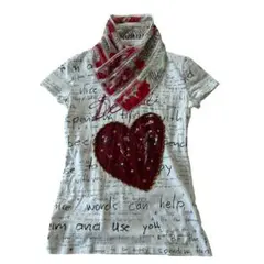desigual tシャツ ハイネック スタッズ グランジ y2k ギミックのサムネイル