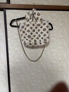 モノグラムファーショルダーバッグ