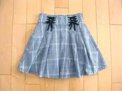 ピンクラテ チェック スカート 160cm