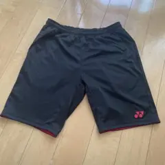 廃盤モデル　YONEX　ハーフパンツ s ゲームパンツ　黒　赤