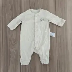 UNIQLO ベビーロンパース 60cm クリーム色