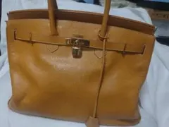 美品✨ HIGH-CLASS ハンドバッグ カデナ キャメル ハイクラス