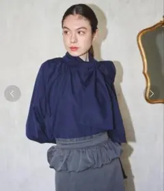 【MIRO AMURETTE】 bowtie raglan blouse