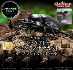 オンライン版 いきもの大図鑑アドバンス ゾウカブトとヘラクレスオオカブト 全4種