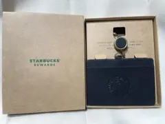 【未使用品】Starbucks リサイクルレザー IDカードホルダー