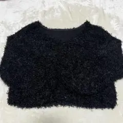 【美品】レディース トップス ニット カーディガン ブラック
