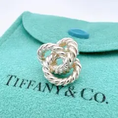 極美品 オールドティファニー ツイスト ノット ピアス キャッチ社外品 シルバー 極美品 オールドティファニー ツイスト ノット ピアス キャッチ社外品