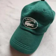 LACOSTE 　グリーン キャップ