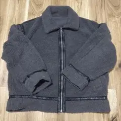 ダークグレー フリースジャケット