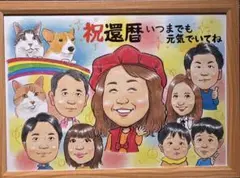 カワイイ似顔絵オーダー　文字無料