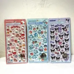 新品　未開封　サンリオ　ボンボンドロップシール　クロミ　ハンギョドン　キティ