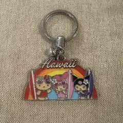 【新品】abcストア　日焼けキティ　キーホルダー　ハワイ限定