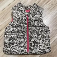 ヒョウ柄ダウンベスト 18-24ヶ月用