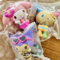 サンリオ みんなでバカンスフィギュア マイメロディ ウサハナ クロミ①