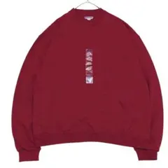 未使用 JERZEES 長袖スウェット トレーナー レッド 裏起毛r59