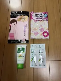 洗顔フォーム　アクネス　オードムーゲ　薬用ローション　フェイスタオル　おまけ付き