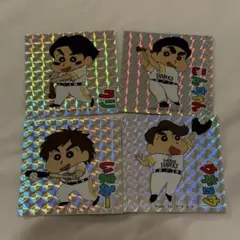ソフトバンク ホークス クレヨンしんちゃん ホログラムステッカー