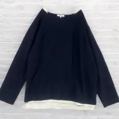 GLOBAL WORK グローバルワーク　トップス　カットソー　レイヤード　L