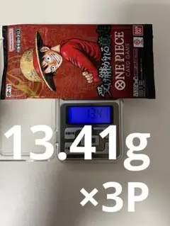新品未開封　ワンピースカード　受け継がれる意志　3パック　コミパラ　呪術廻戦