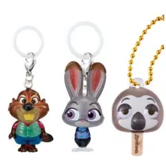 ズートピアめじるしアクセサリー　アイスキャンディーチャーム　3こセット