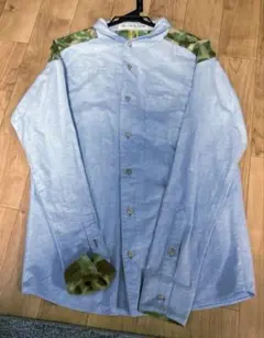 アレクサンダーリーチャン　迷彩　グレー長袖シャツ